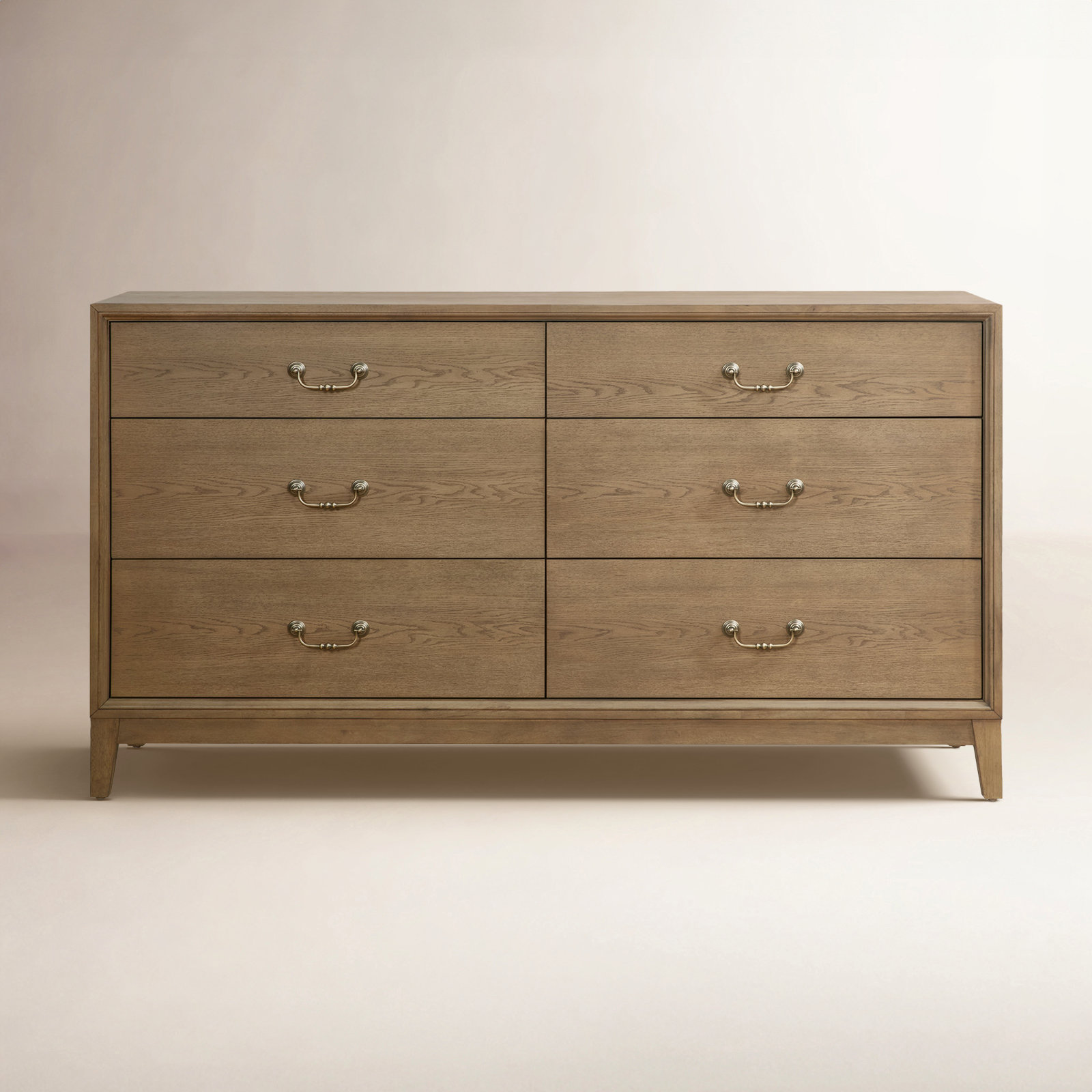 Bartlett 6 Drawer Dresser, Brown