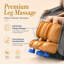 Fauteuil de massage complet YJ-V9Z blanc crème, Ebern Designs, en similicuir, position zéro gravité, chauffant, compact et sans assemblage requis. Fauteuil de massage inclinable YITOUCH V9Z 5D avec chauffage, Bluetooth et commande vocale.