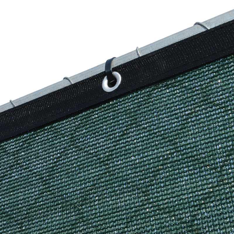 Dark Green 50 ft Privacy Fence Screen Netting Mesh