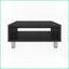 Table basse carrée noire Minimalist