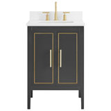 Province 24" Freestanding Standard Single Bathroom Vanity with Top