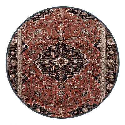 Tapis brun lavable à la machine