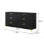 Ensemble de chambre à coucher standard 4 pièces Sevak