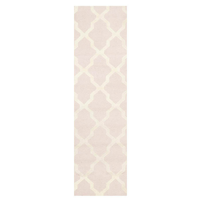 Valle Geometric Wool Hand Woven Area Rug, Runner 76 x 244 cm