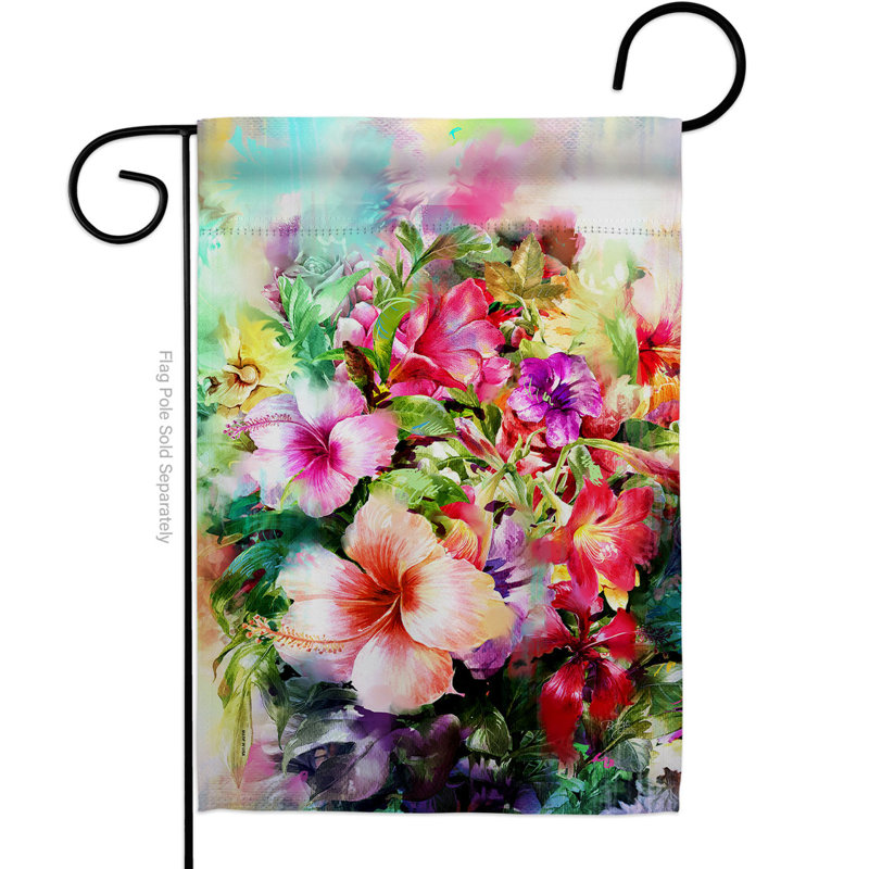 Double Sided 18.5'' H x 13'' W Polyester Garden Flag