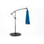 Parasol solaire suspendu décalé de 10 pi, polyvalent et pratique - Parasol de patio bleu foncé avec releveur à manivelle-913612217