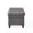 Living Room In Gray Fabric With Storage Feature - 50.15d X 20.2w 18.30h For Home-727626083