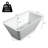 Harmony 59'' x 29.5'' Soaking Acrylic Bathtub