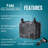 Little Giant P-AAA Series 1/160 HP 120 gph Thermoplastic Switchless Switch AC Submersible Utility Pump