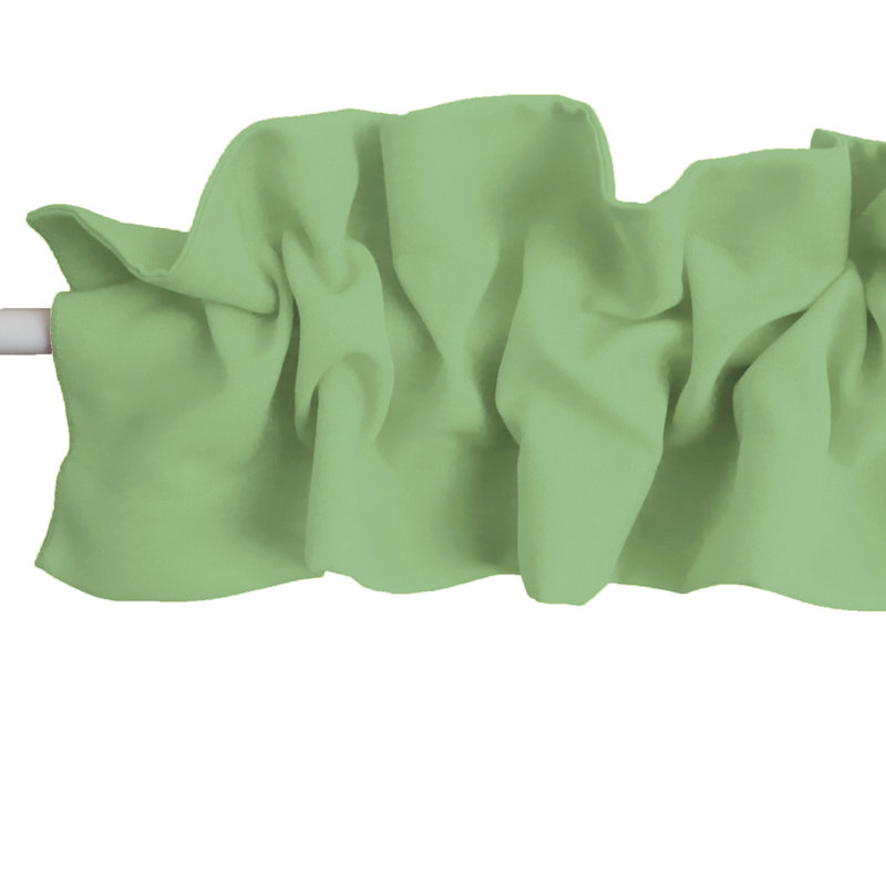 Window Valance, 120" W x 9" L, Sage
