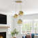 Tanyah 3 - Light Dimmable Globe Chandelier