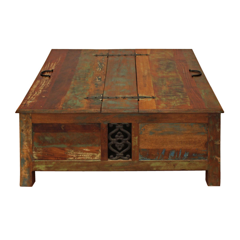 Killingly Solid Wood Top Coffee Table