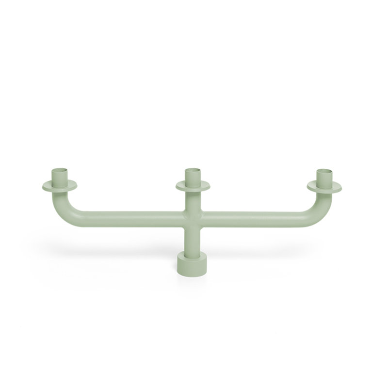 Toni Candle Holder, Mist Green