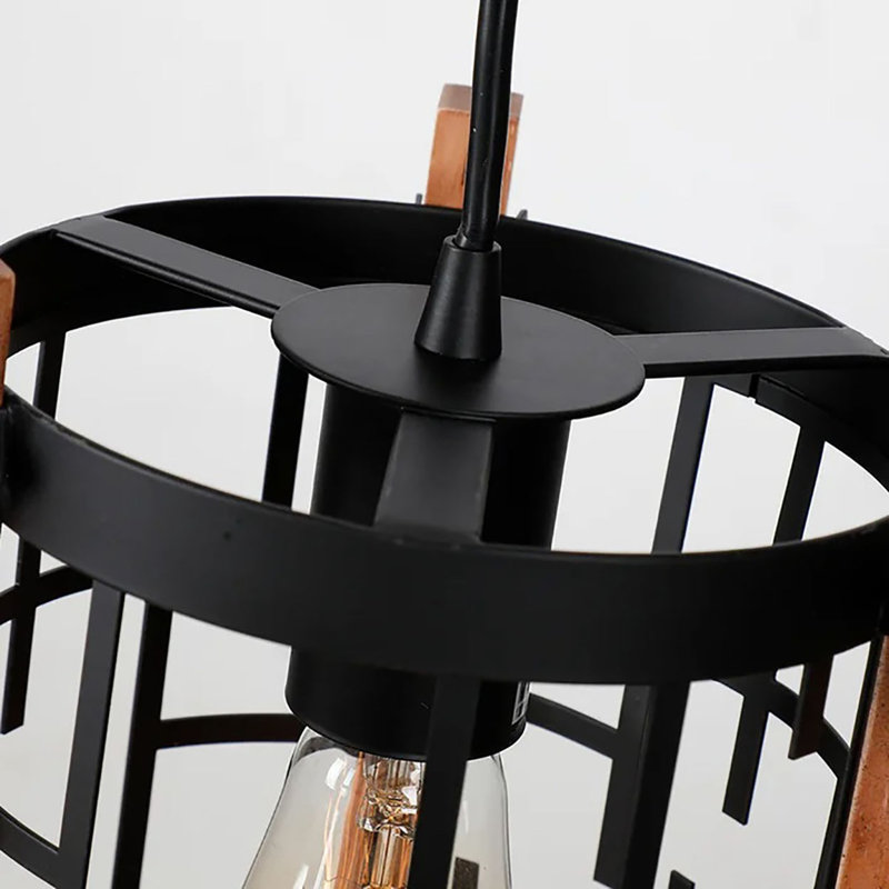 Mini-luminaire suspendu en métal avec îlot de cuisine à 1 lumière
