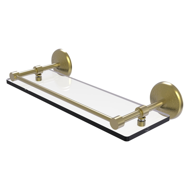 Tilney Bracket Shelf, Satin Brass