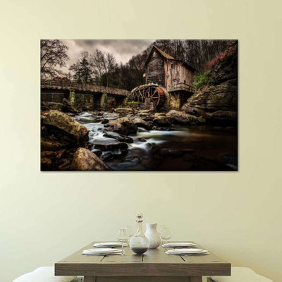 Grist Mill At Babcock Park Canvas Print