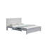 Norlina Solid Wood Bed with Mattress-1523435876