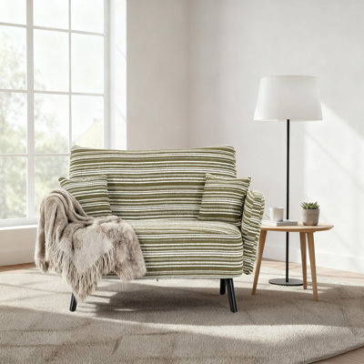 Fauteuil d'appoint rembourré Mid-Century