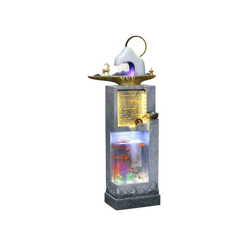 Réservoir d'aquarium moderne en résine 3-7 gallons