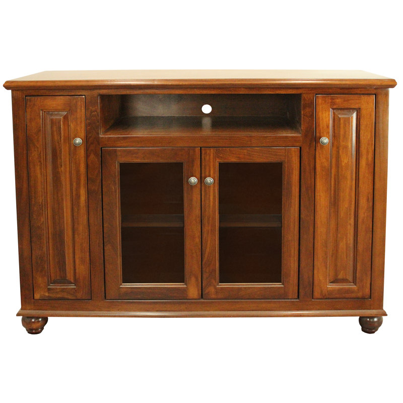 Spoffo Unfinished TV Stand for TVs up to 60", European Dark Blue