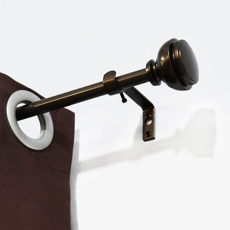 Armbruster réglable en fer 0,625 po, H 2,3 po x l 87,94 po x P 2,3 po, Bronze