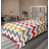 Gris / jaune souci / motif de chevron rouge n'est pas disponible
