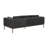 85.5'' Leather Sofa - Black-931112147