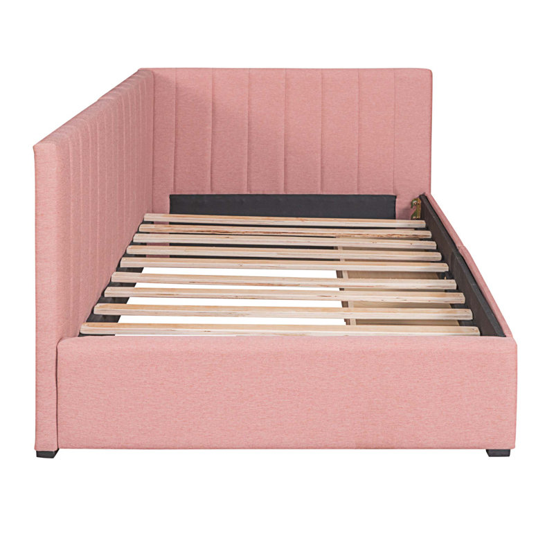 Naomee Upholstered Daybed, Pink