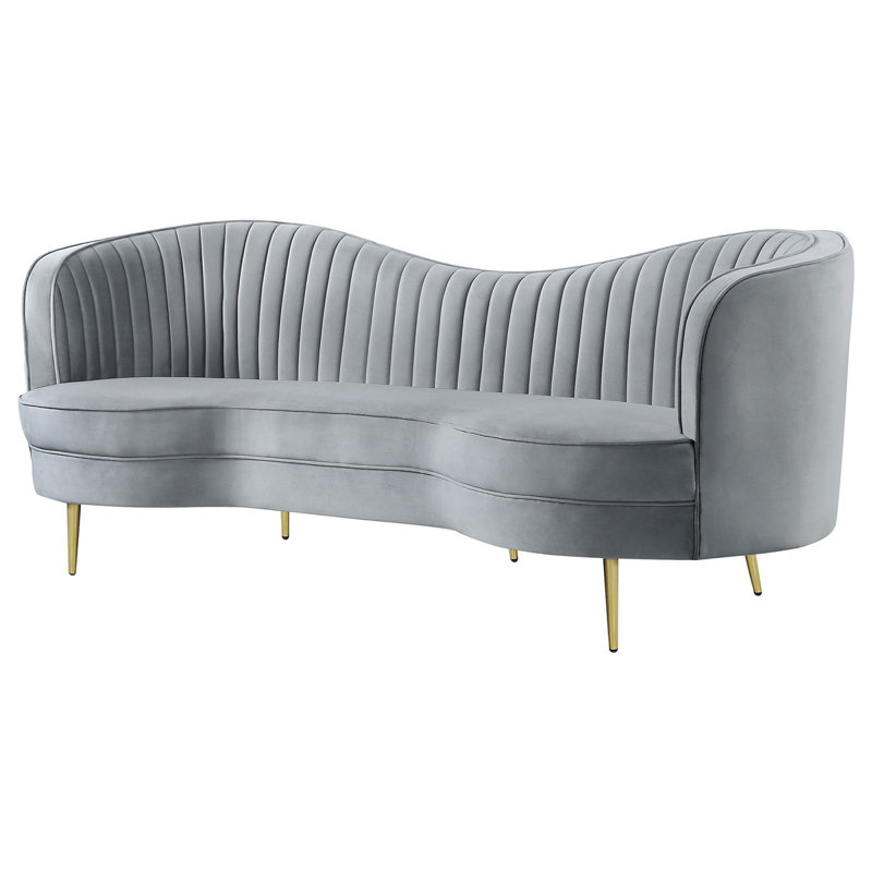 Upholstered Sofa, Gray