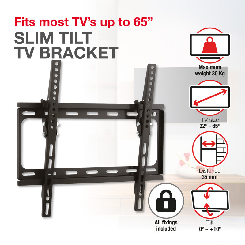 Symple Stuff Single Screen Wall Mount