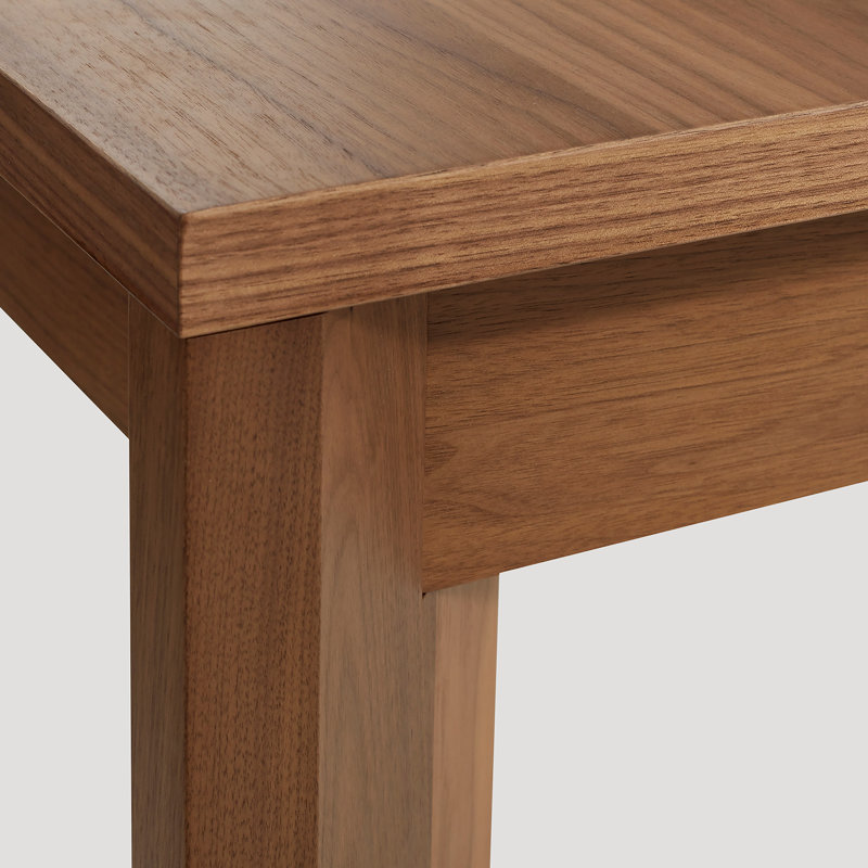 Moreover Solid Wood Dining Table, Walnut, 37" W x 84" L