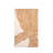 Abstract Orange Line Art Rug 5' x 7' for Office, Orange Cream