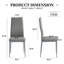 Fauteuil de cuisine rembourré en cuir de 2 places, siège confortable pour la cuisine et la salle à manger-842007991-842007989