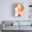 Mid Century Pastel 12 - Impression sur toile tendue-95426800