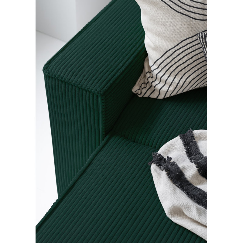 Sofa Bed, Right Hand Facing, Bottle Green