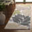 Jardin 402 Hand Tufted Wool/Cotton Floral Rug in Ivory/Gray-107495164
