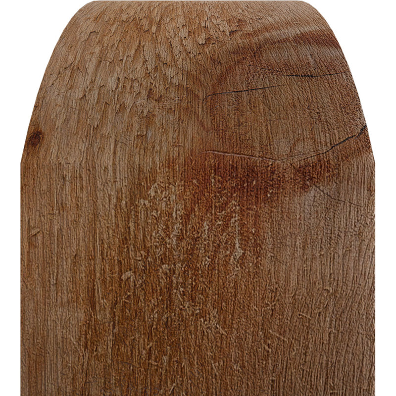 Genouillère Thorton, Cèdre rouge de l'Ouest de 4 po (sciage brut), 6 po X P 6 po H