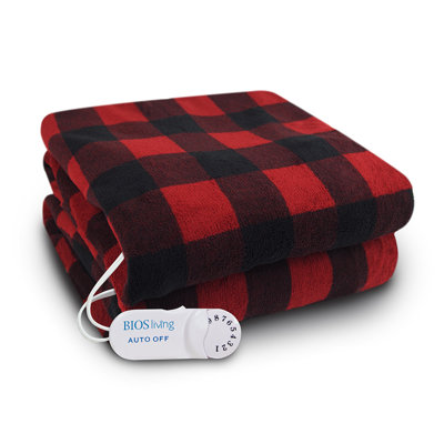Jeté électrique en peluche micro