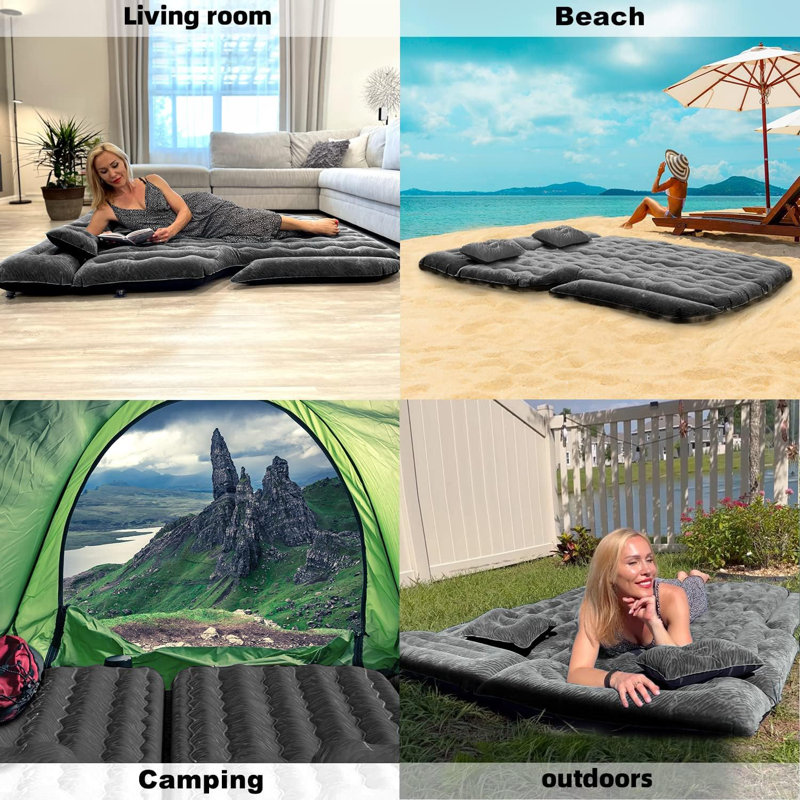 Lage 6.2'' Air Mattress, Black