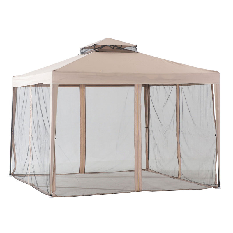 10 Ft. W x 10 Ft. D Steel Pop-Up Gazebo