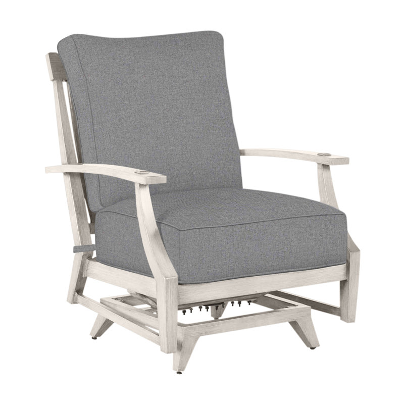 Croquet Patio Chair with Cushions, Welt, Oyster, Verona Mist