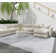 Highview Hand Woven Polyester Striped Area Rug in Gray