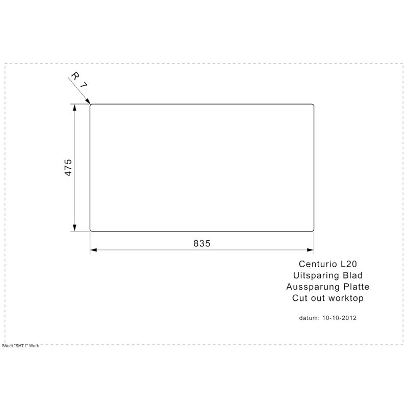 Centurio Double Bowl Inset Kitchen Sink