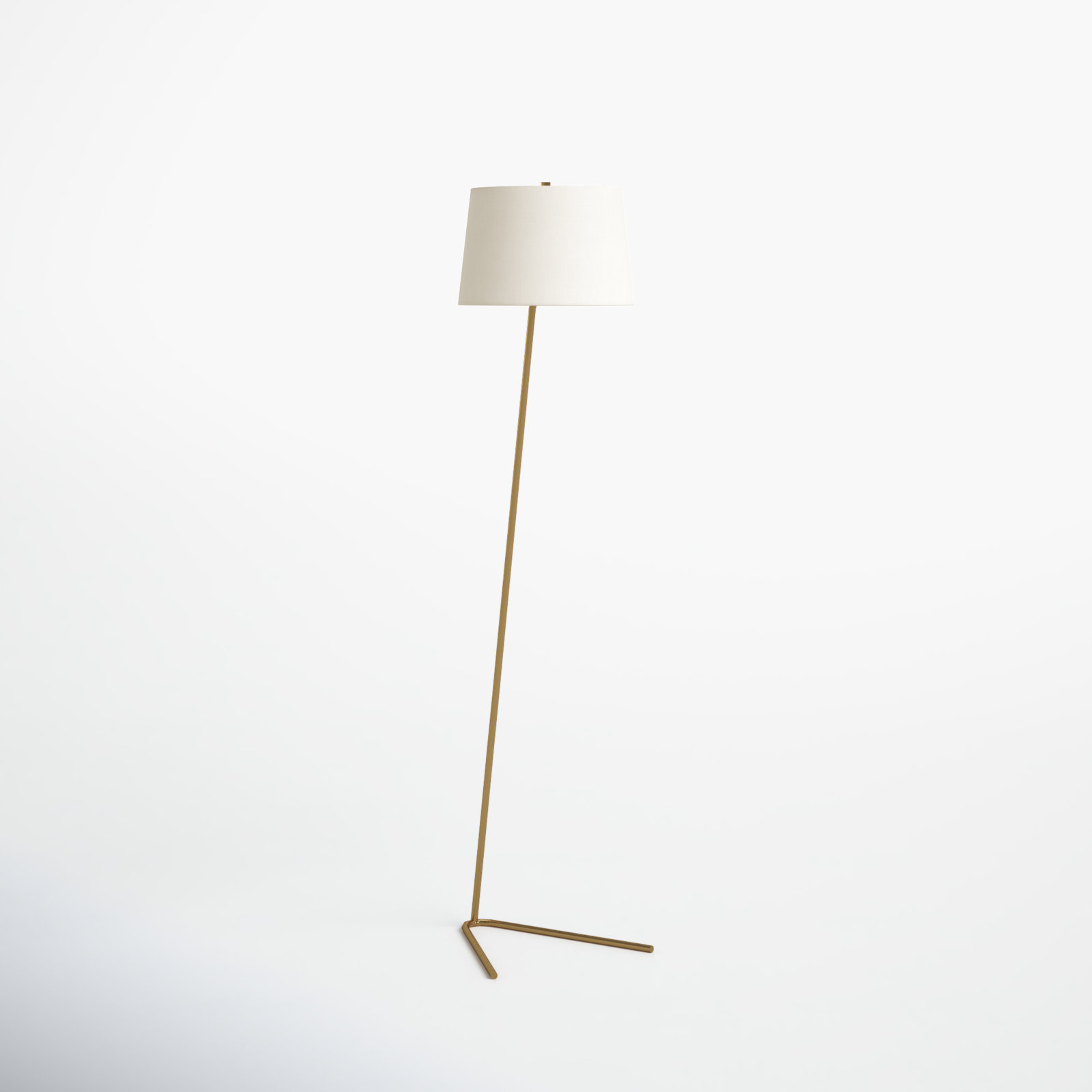 Moriarty 60" Floor Lamp, Brass