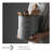  6.2-Inch Grey Farmhouse Ceramic Utensil Holder