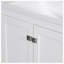 Meuble-lavabo simple autoportant de 18 po avec plateau en céramique Aulley-492620046