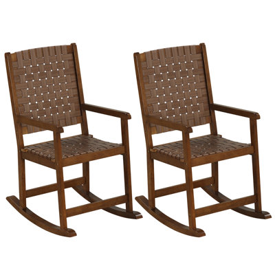 Kobin Solid Wood Rocking Chair