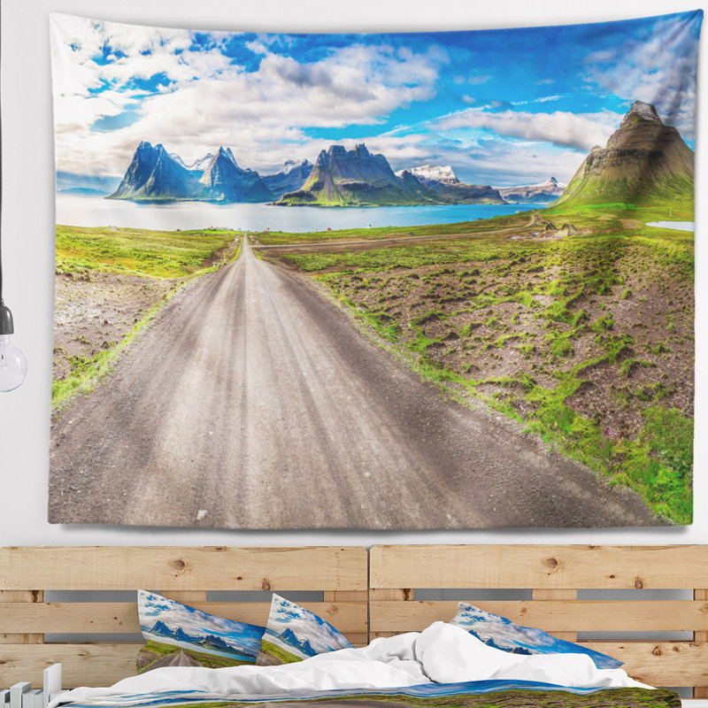 Landscape Polyester Tapestry, 50" H x 60" W