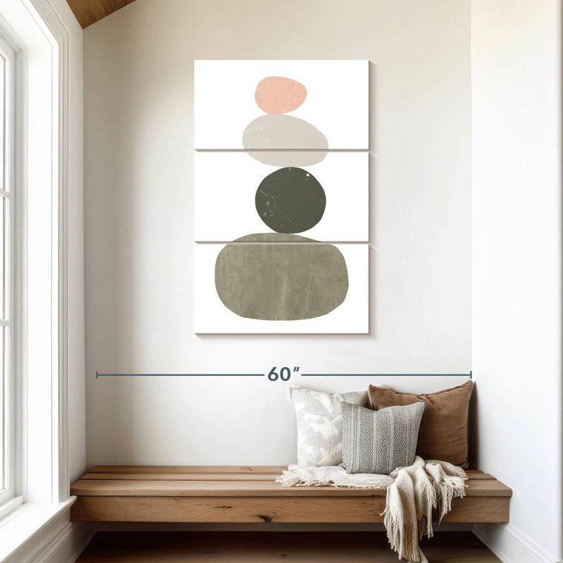 Avery Pebbles I, 45" H x 28" W