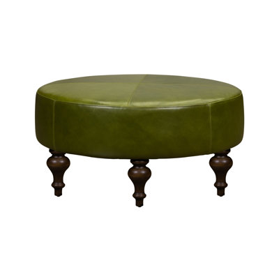 Ettine Ottoman in Pippa Peridot